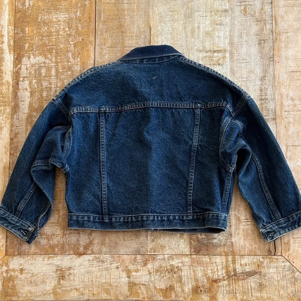 Vintage OshKosh Kids Oversized Denim Jacket size 7